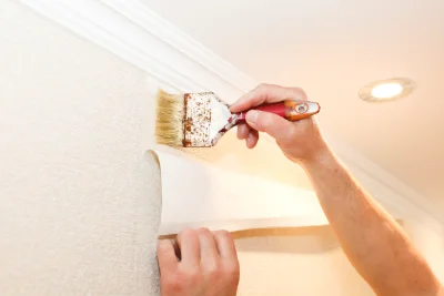 Pose de papier peint à Bourbon-l'Archambault — revêtements muraux et toiles de verre